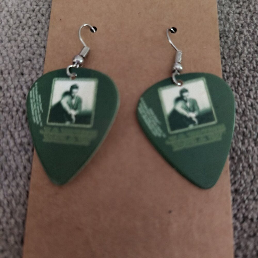 Women's JAMES DEAN GUITAR PICK EARRINGS